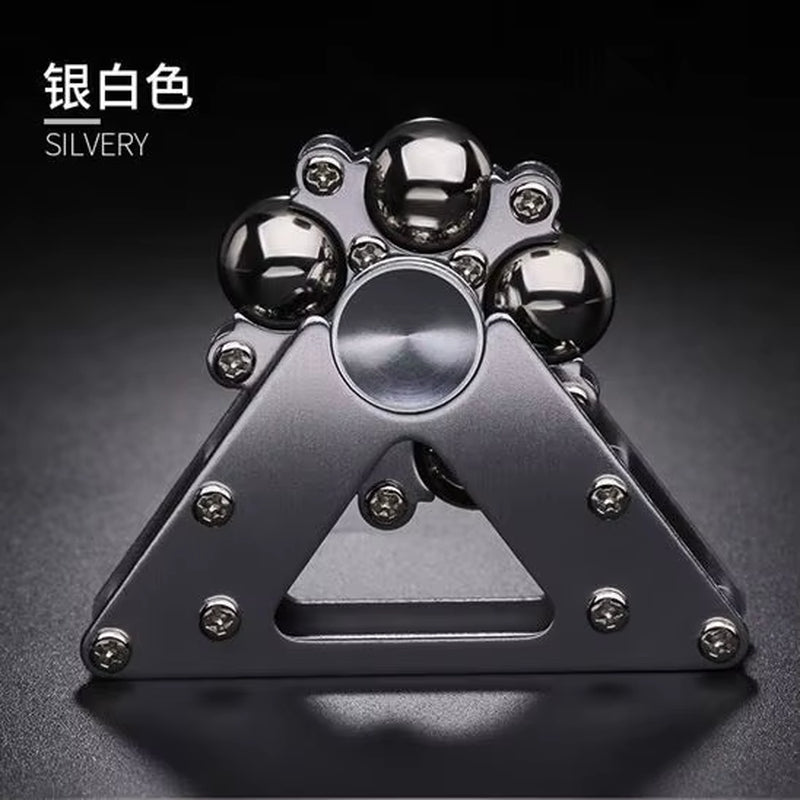 New Creative Cool Fingertip Rotating Metal Car Chain Gear Stress Relief Toy Furniture Decoration Gift for Adults and Teenagers