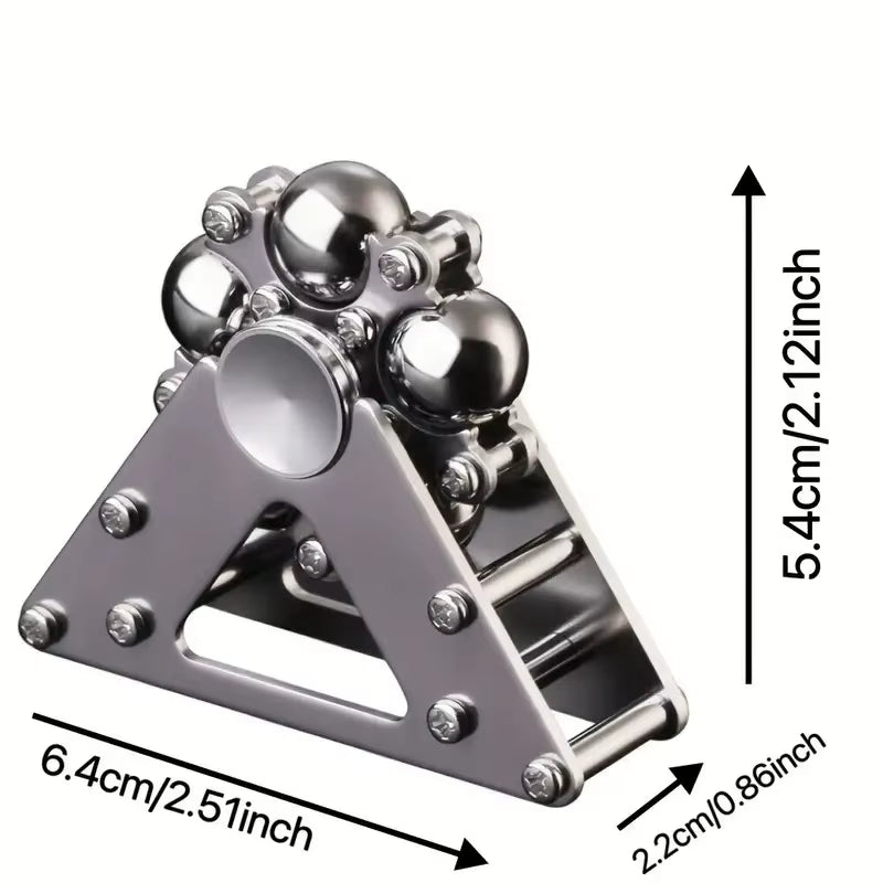 New Creative Cool Fingertip Rotating Metal Car Chain Gear Stress Relief Toy Furniture Decoration Gift for Adults and Teenagers