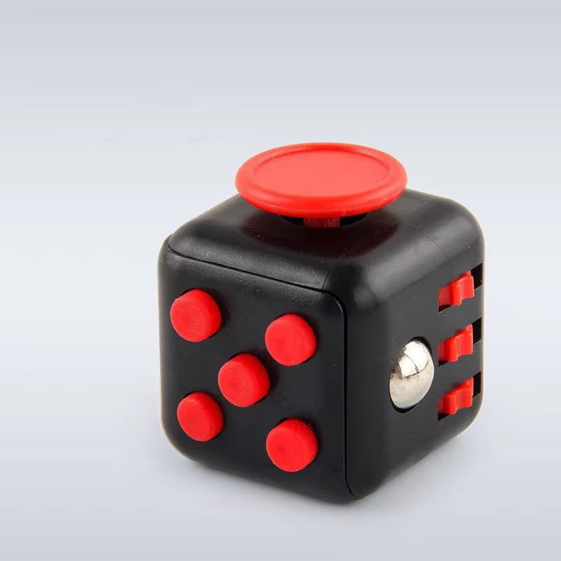 Fidget Stress Relief Dice Colorful Anti-Stress Fingertip Toys for Autism & Anxiety Relief
